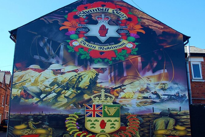 Award Winning Private 2 Hour Belfast Political Black Taxi Tour - Stop 5: Shankill Road, Loyalism, and Murals on Gable Walls