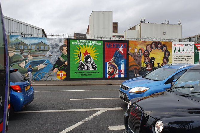 Belfast Cab Tour of Peacewalls, Murals and the Famous Titanic Slips - Bobby Sands Mural: Short Stop, Powerful Context