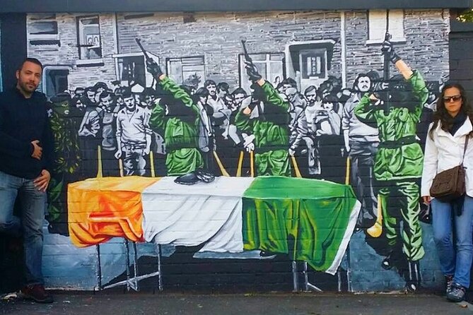 Belfast history of terror & mural 1 hr express private taxi tour - Divis flats and the Troubles map you can feel
