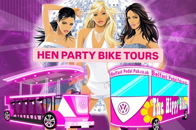Hen Party Bike Tour - A Pink Hen Party Bike in Belfast, What It Feels Like