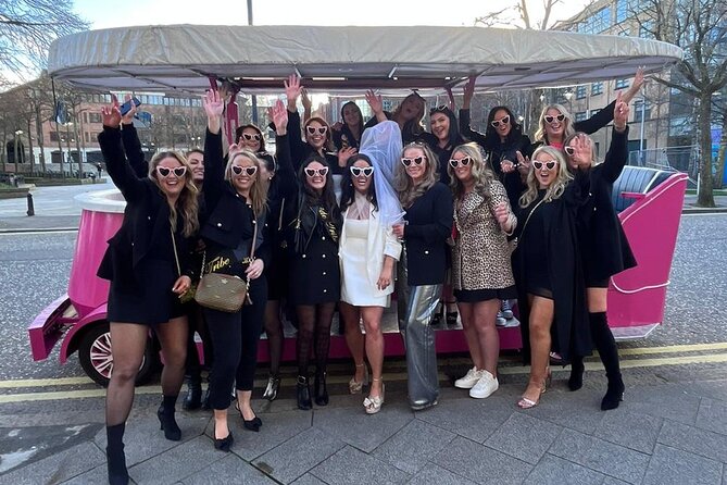 Hen Party Bike Tour - Stop 3: Albert Memorial Clock Tower for the Classic Belfast Shot