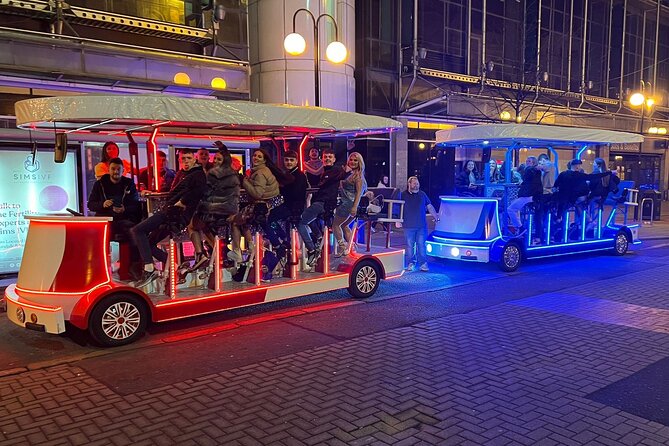 Luxury Party Bike Tour of Belfast City (Individual Seat) - The ride experience: smart TVs, USB charging, and a guide who keeps you on track
