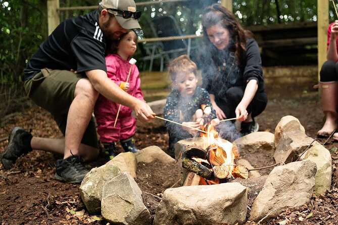 Muddy Tots Go Wild Forest School Ballynahinch County Down - Campfire time and marshmallows: the authentic part parents remember