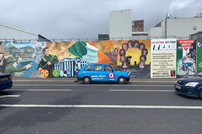 Original Drivers Belfast Taxi/Cab Tour 2 hour private adventure - The Peace Wall, 50 years of division, and quotes you might not expect