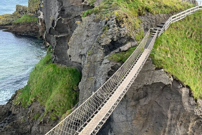 Private Giant's Causeway Tour including Game of Thrones Sites - Carrick-a-Rede rope bridge: a viewpoint stop, with a pay-option